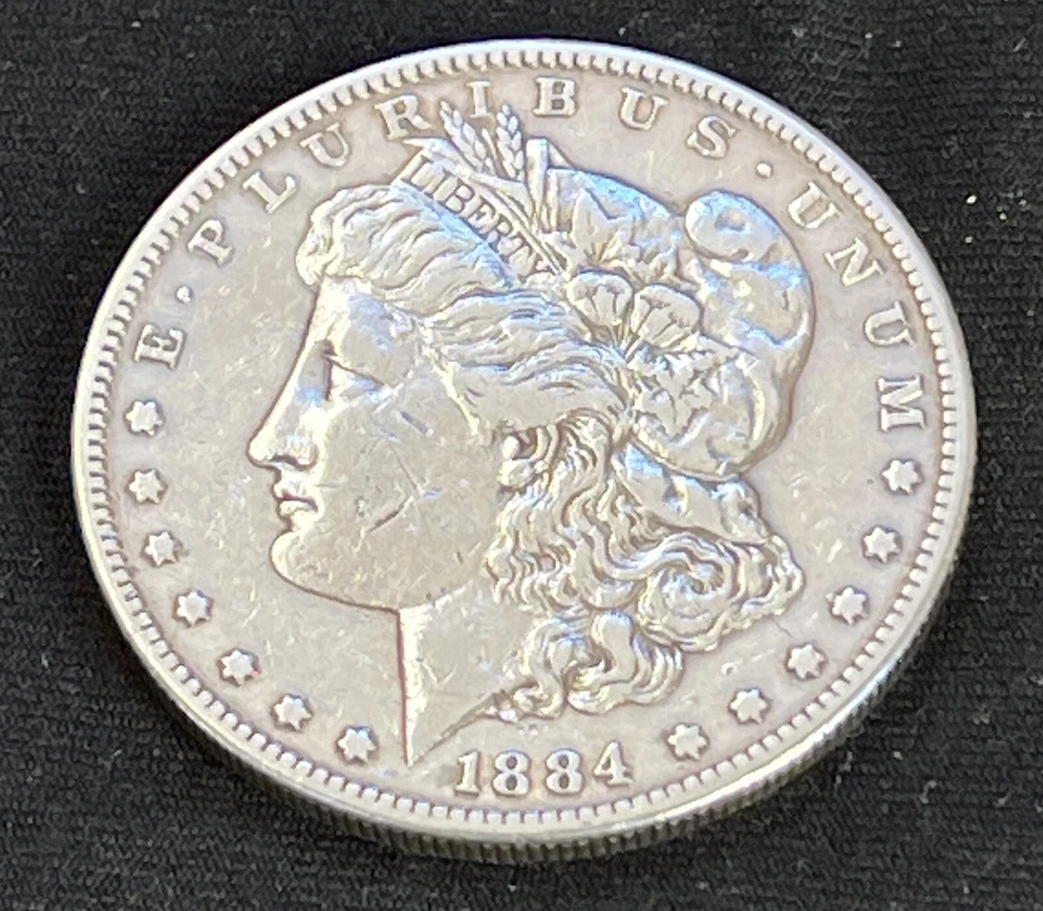 1884 S MORGAN DOLLAR-MINT STATE / UNCIRCULATED-KM 110 - Image 3 of 4