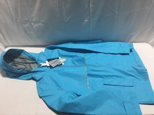 N191 Charles River Apparel New Englander Rain Jacket Wave Blue Womens Size Large