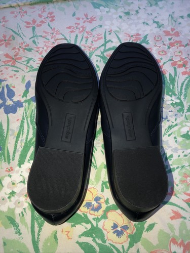Easy Street Womens Shoes 8 Navy Blue Comfort Slides - Picture 5 of 6