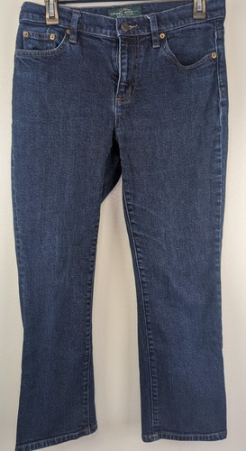 Lauren Ralph Lauren Jeans Co Women's Size 8 Petite Dark Denim Jeans
