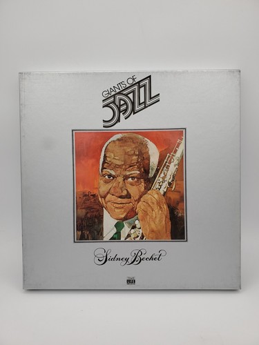 Vintage Giants of Jazz Sidney Bechet 3-Disc Triple LP 33 RPM Box Set Time Life - Foto 2 di 12