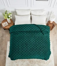 Extra Large Teddy Jacquard Throws Bentley Fluffy Warm Soft Blanket Double King