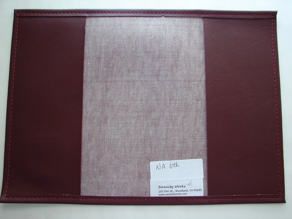 Narcotics Anonymous NA Symbol Basic Text 6th Edition BURGUNDY Book COVER - Image 3 of 3