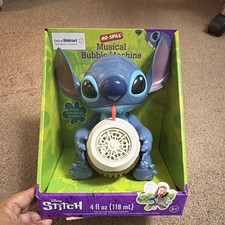 Little Kids Disney Stitch No-Spill Musical Bubble Machine 4 fl oz Walmart Excl