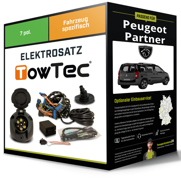 Elektrosatz 13-Pol Spezifisch FüR Mercedes V-Klasse Viano 02.2004-11.2010 Towtec-image