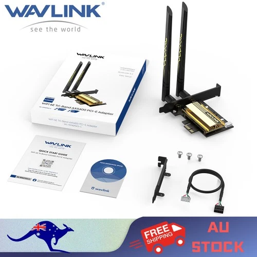 Wifi 6e Pcie Wifi Card Network Card AX5400 Intel Ax210 BT Tri-Band For Windows