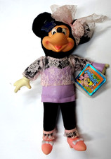 1980s Applause Totally Minnie Stuffed 11" Doll w/Vinyl Head Limbs w/Tags CUTE