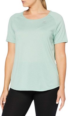 Odlo Women's T-Shirt, Sports Shirt Short Sleeve Crew Neck Millennium Element Green, S