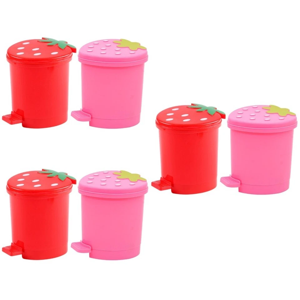  3 Pack Kleine Mülltonne Schreibtisch-Mülleimer Mülldose Für Das Amt - Bild 3 von 4