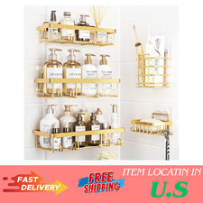 5 Pack Shower Caddy Organizer Rack Shelf for Inside Shower, Self Adhesive Wall S