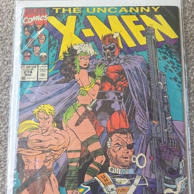 Marvel Comics Uncanny X-Men #274 Jim Lee Magneto Rogue Single Issue