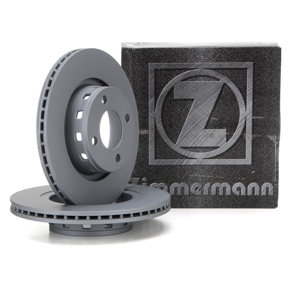 Zimmermann Bremsscheiben Satz Ø 280Mm FüR Audi 80 B4 Cabrio B4 Coupe Vorne-image