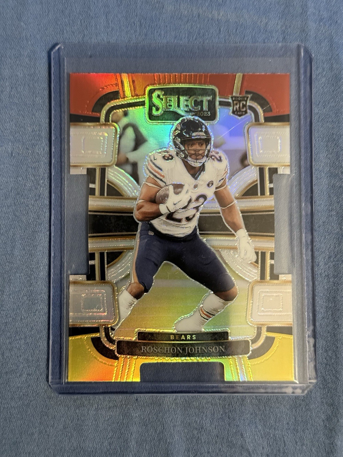 Roschon Johnson Panini Select #19 Red/Yellow Die Cut