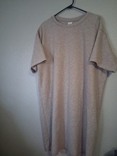 H&M Women's Short Sleeve Sweater Dress Size L Beige Color