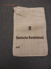 6 X GELDSACK B / C mit Fehlern Upcycling DEUTSCHE BUNDESBANKN 21 € UVP