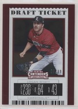 2019 Panini Contenders Draft Picks Ticket 9/99 Logan Wyatt (Red Jersey) #18 06iv