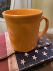 Fiesta Ware 8oz Coffee Mug Tea Cup Orange Tangerine Homer Laughlin
