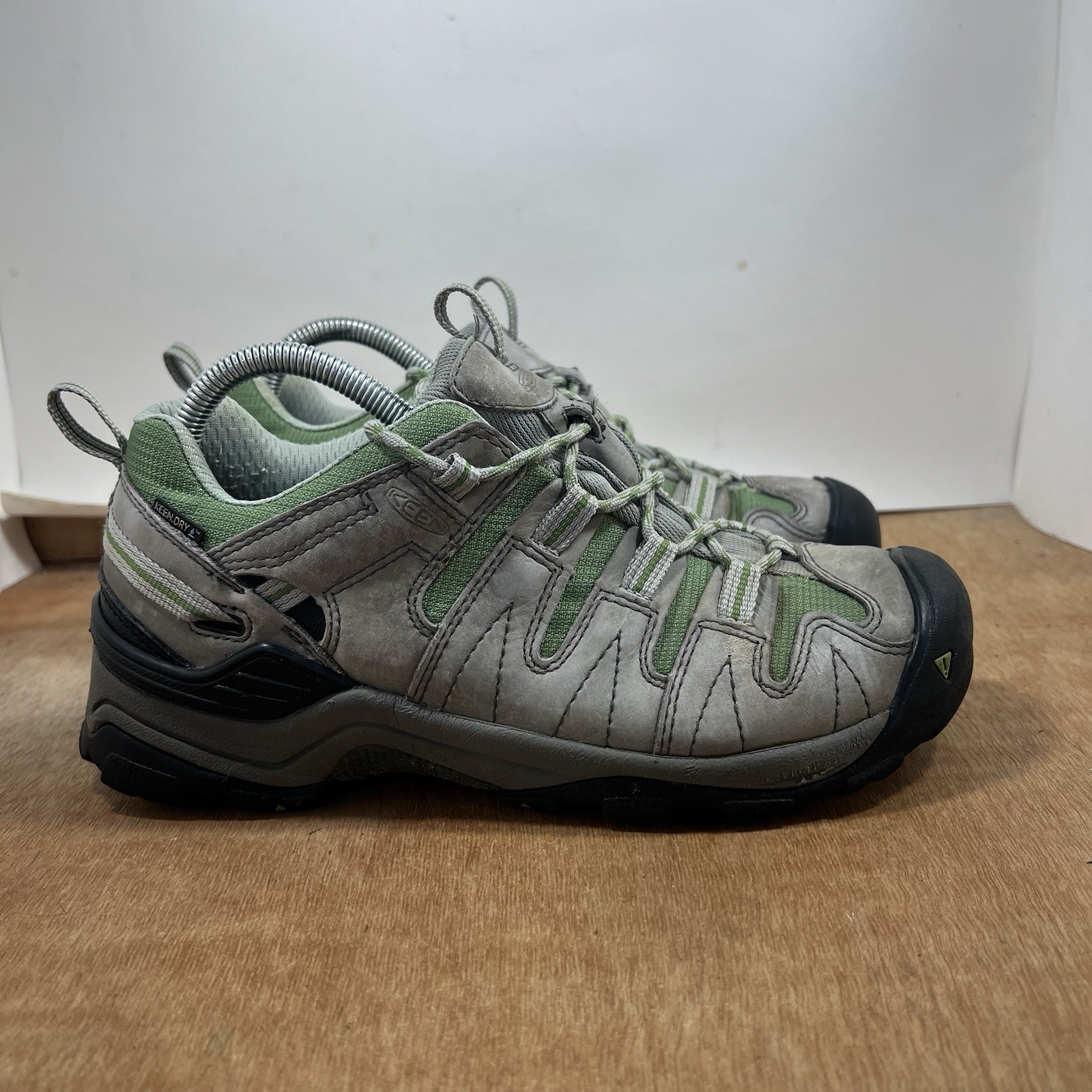 Keen Gypsum scarpe basse sneaker donna taglia 8 5 verde stringate impermeabili 1003916
