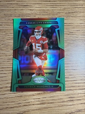 2025 Panini Certified - Patrick Mahomes II #51 Mirror Green /15