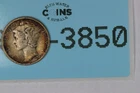 1920-D RAINBOW TONED 10C MERCURY HEAD SILVER DIME Early US Type RAW-3850