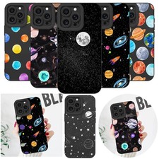 Cover For iPhone 16 Pro Max 14 15 17e 13 Samsung S25 S26 Planet Space Phone Case