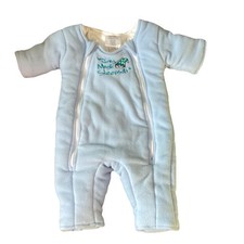 Baby Merlin s Magic Sleepsuit Swaddle Sack Size 3-6 Months Small 12-18 lbs Blue