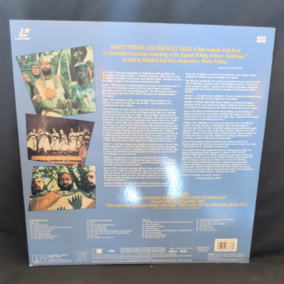 Monty Python And The Holy Grail Laserdisc Widescreen Edition (1994) - Image 2 of 2