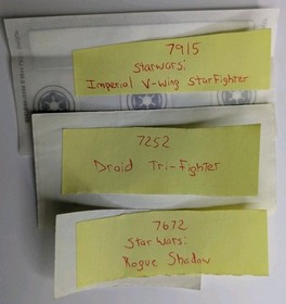 LEGO Star Wars Partial Sticker Sheet Lot (24 Sheets) 2005&ndash;2015 | Sets 6208&ndash;9498