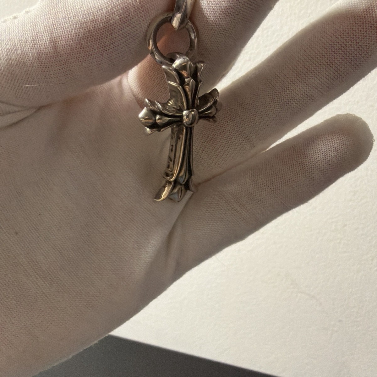 CHROME HEARTS BALE W Bale Small CH Cross Pendant | eBay