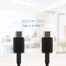 3ft USB C to USB C Cable Type C Fast Charging Cable for Samsung Galaxy S21 22 23