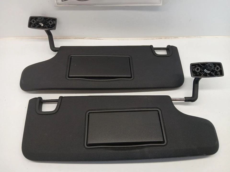 2010-18 JEEP WRANGLER JK PAIR SUN VISORS BLACK Foto 2 de 4