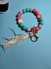 Beaded Wristlet Keychain