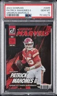 2022 PANINI DONRUSS GRIDIRON MARVELS #GM5 PATRICK MAHOMES II PSA 10