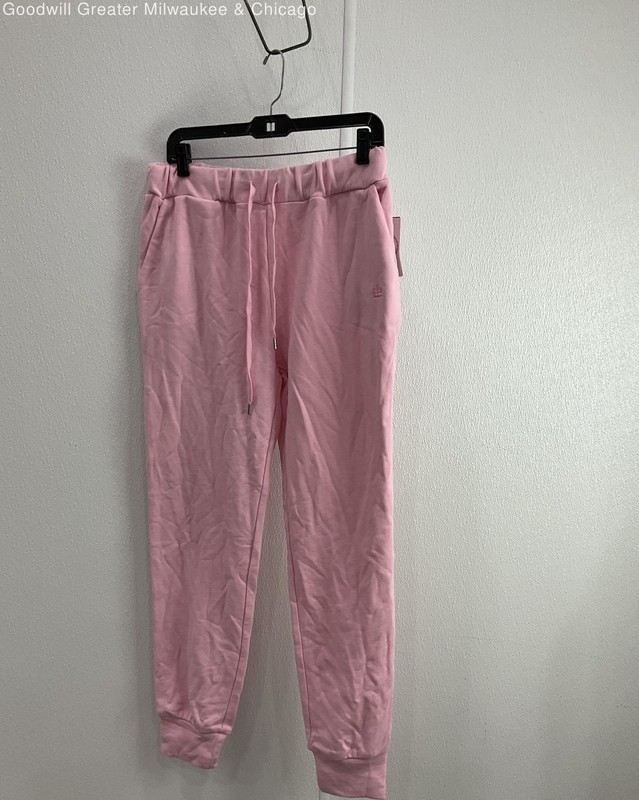 NWT Juicy Women's Light Pink Stretchy Drawstring Jogger Pant Size M