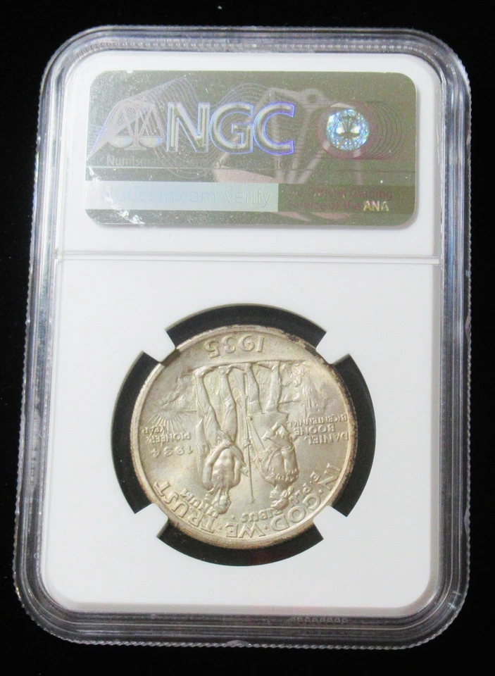 1935/1934 50C Boone MS64 NGC Mintage: 10,008 - Image 4 of 4