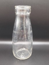 Vintage 1/3 Pint School Milk Bottle By The EXPRESS County Milk Supply Company