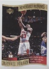1996-97 Upper Deck Collector's Choice Memorable Moments Michael Jordan #1 HOF