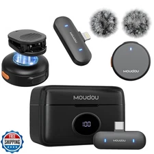 Wireless Lavalier Microphone Mini Mic for iPhone 16 15 17 pro max