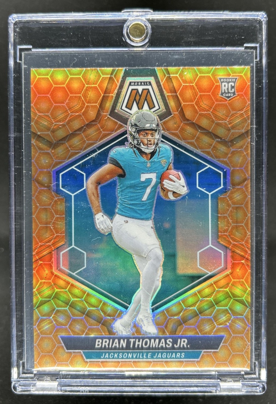 2024 Panini Mosaic Brian Thomas Jr. RC Honeycomb Prizm Rookie #323 Jaguars