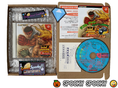 Street Fighter III W Impact Sega Dreamcast - NTSC-J Japan sehr guter Zustand mit Natural Disc
