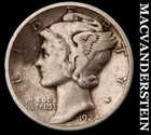 1927-D Silver Mercury Dime - Scarce  Better Date  No Reserve  #K3047