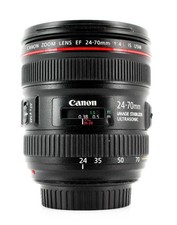 Canon EF 24-70mm f/4 L USM Lens w/ Hood, Lens Cap & Original Box
