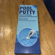 2-Part Pool Putty Underwater Repair Epoxy for Leaks Cracks Tile Concrete 4oz