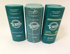 Tom's of Maine Aluminum-Free Deodorant Stick 3.25 oz Multipack Mountain Spring