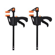 F-Type Woodworking Jig Quick Clamp Carpenter'S Ratchet Release DIY Hand Tools 4-