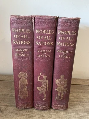 Preloved Peoples of All Nations by J.A. Hammerton Volume 3,4 & 5 Hardbacks 📚 - Image 1 of 4