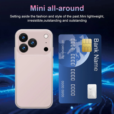 Gray i17 Mini Smartphone 4GB+64GB Android Dual SIM 4G LTE Unlocked Cell Phone