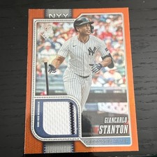 2026 Topps Giancarlo Stanton Game Used Memorabilia Serial #341 /25 Yankees