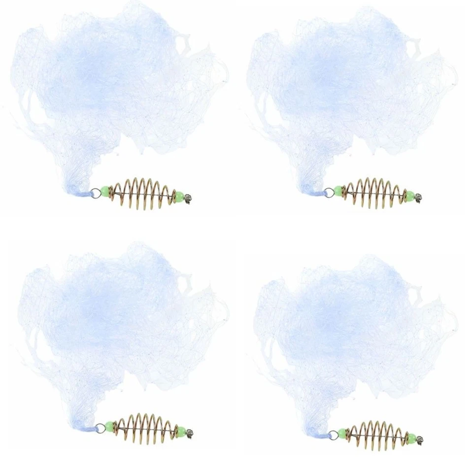 4PCS Nylon Mesh Fishing Gill Net Fishing Cast Net Night Fishing