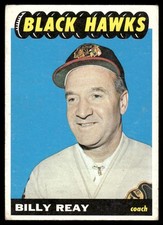 1965-66 Topps Billy Reay Chicago Blackhawks #54